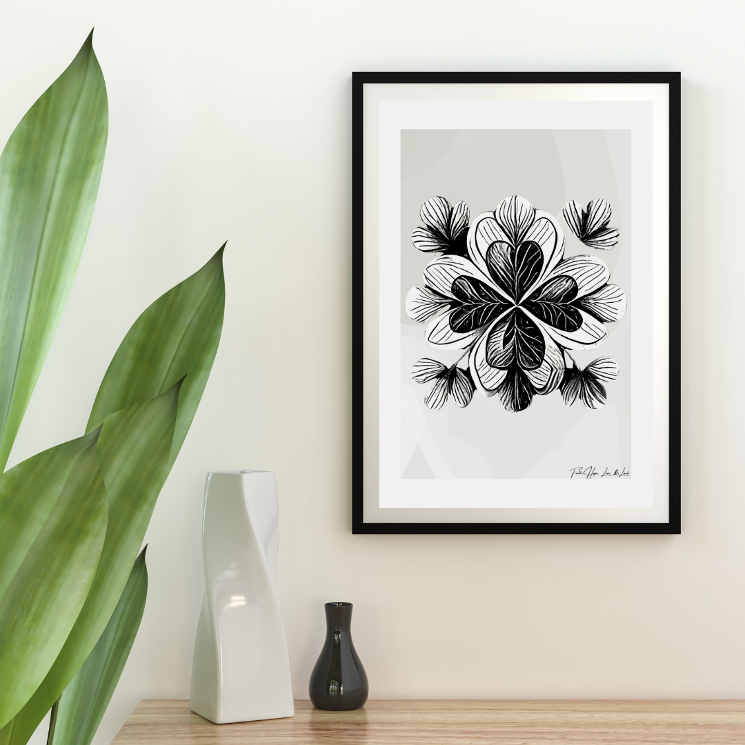 Four Leaf Clover Print