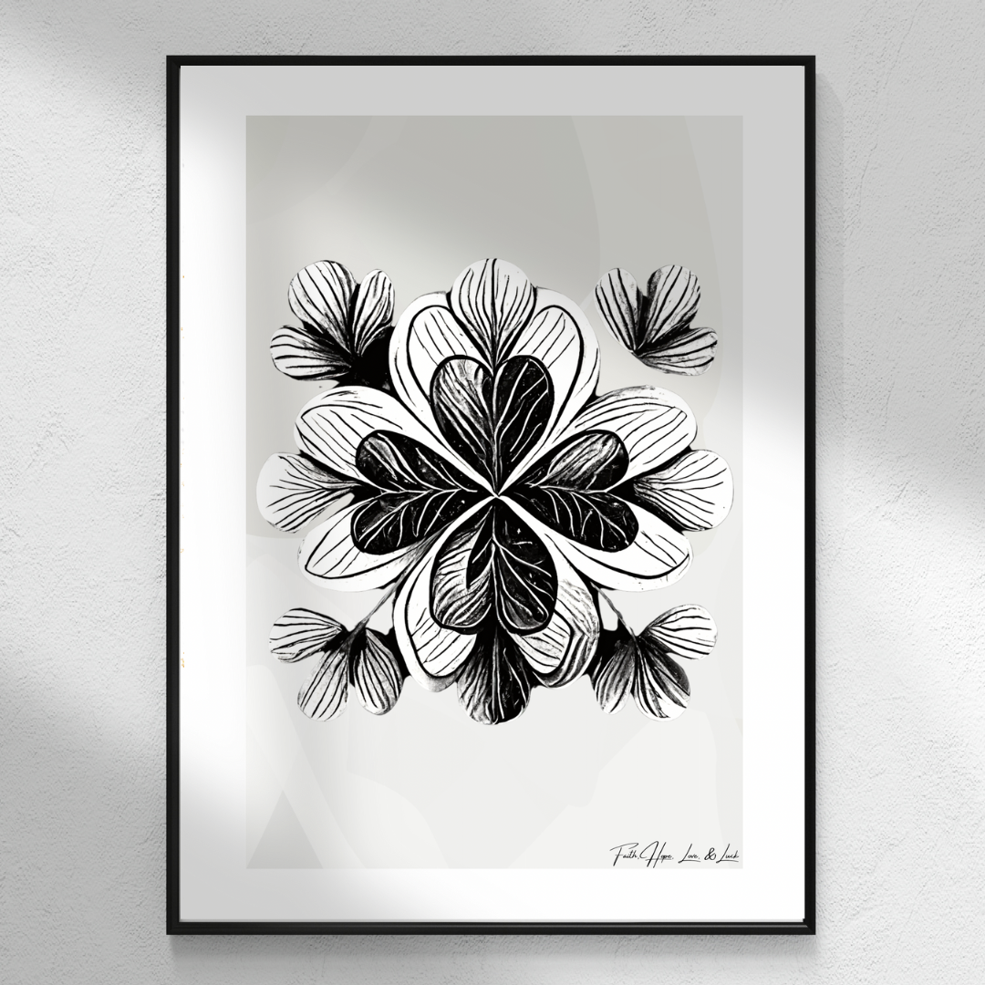 Four Leaf Clover Print