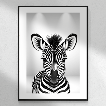 'Under The Spotlight' Safari Nursery Print - set of 3