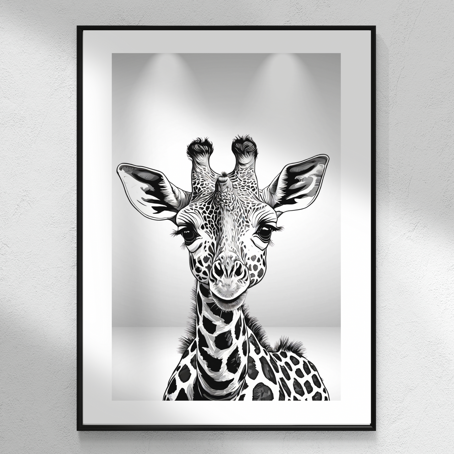 'Under The Spotlight' Safari Nursery Print - set of 3