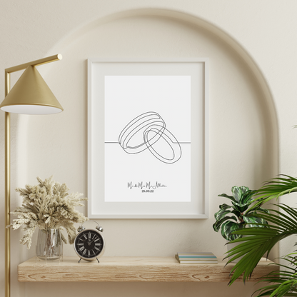 Infinity - Wedding Rings Sketch